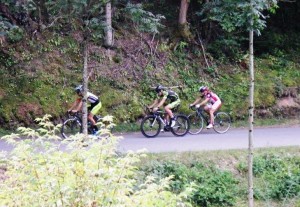 Stefan fährt auf Platz 4 im Finallauf in Gremmelsbach