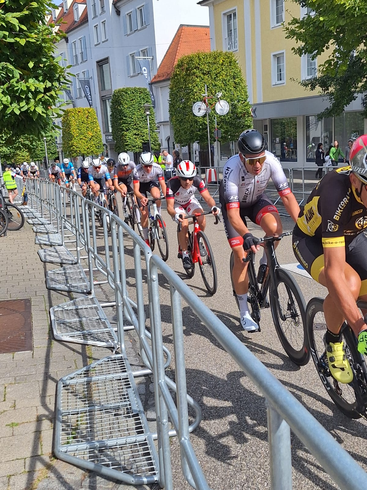 Stefan im Feld der Masters 2 in Kempten