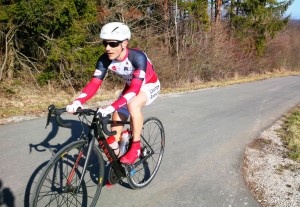 Stefan oben am Berg in Mauenheim