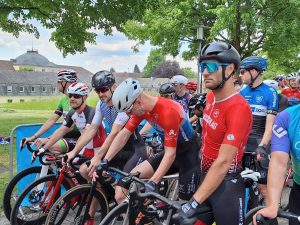 Stefan am Start in Hohenheim